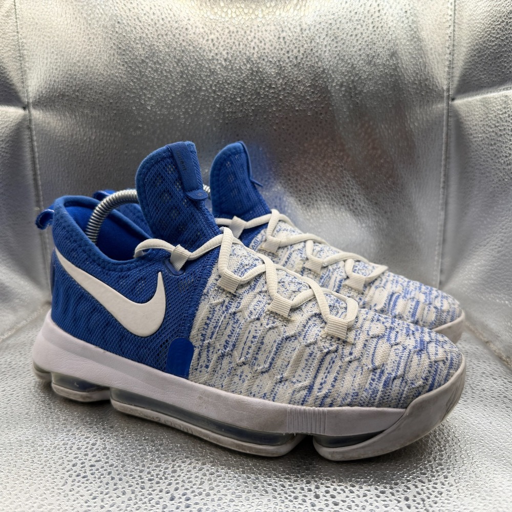 Size 6Y Nike KD 9‎ GS Game Royal White Youth Basketball Sneaker Shoes 855908-411
